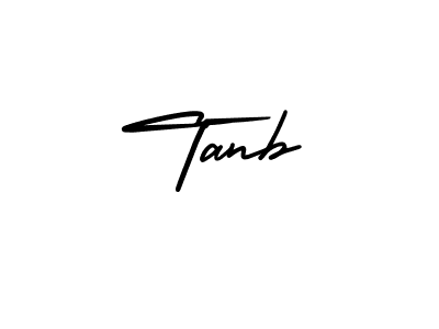 The best way (AmerikaSignatureDemo-Regular) to make a short signature is to pick only two or three words in your name. The name Tanb include a total of six letters. For converting this name. Tanb signature style 3 images and pictures png