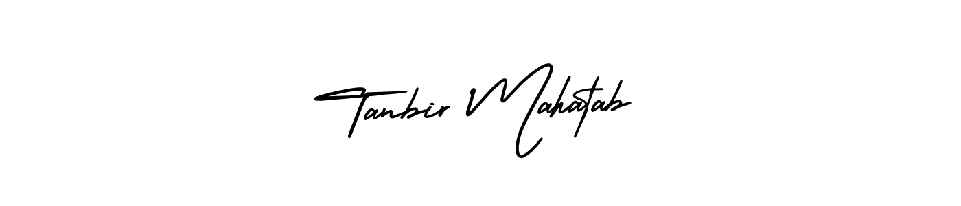 It looks lik you need a new signature style for name Tanbir Mahatab. Design unique handwritten (AmerikaSignatureDemo-Regular) signature with our free signature maker in just a few clicks. Tanbir Mahatab signature style 3 images and pictures png