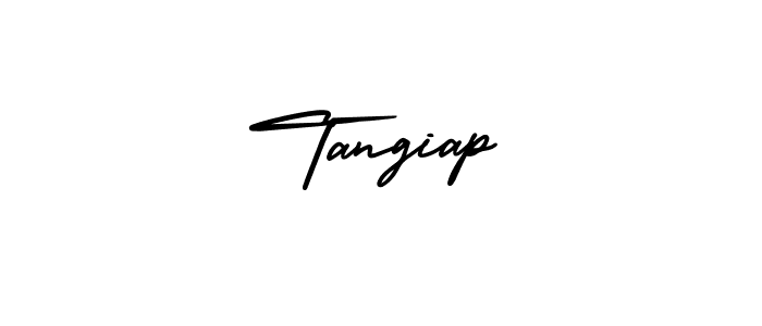 Make a beautiful signature design for name Tangiap. With this signature (AmerikaSignatureDemo-Regular) style, you can create a handwritten signature for free. Tangiap signature style 3 images and pictures png