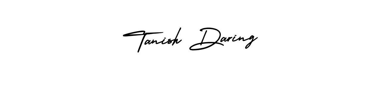 You can use this online signature creator to create a handwritten signature for the name Tanish Daring. This is the best online autograph maker. Tanish Daring signature style 3 images and pictures png