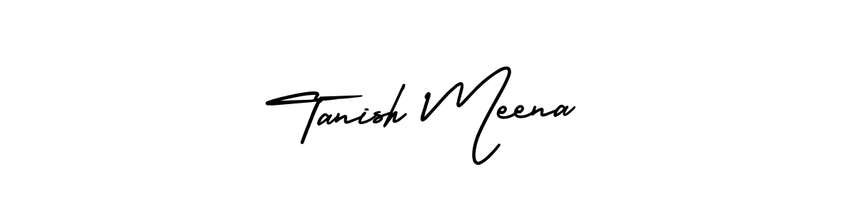 You can use this online signature creator to create a handwritten signature for the name Tanish Meena. This is the best online autograph maker. Tanish Meena signature style 3 images and pictures png