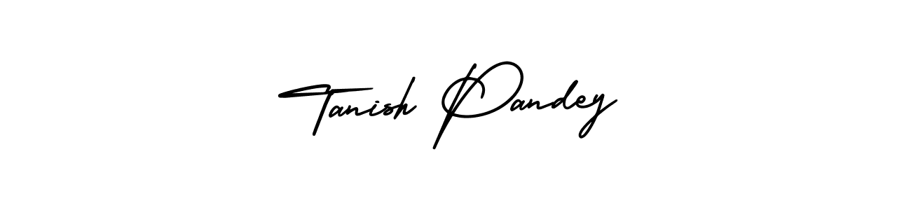 AmerikaSignatureDemo-Regular is a professional signature style that is perfect for those who want to add a touch of class to their signature. It is also a great choice for those who want to make their signature more unique. Get Tanish Pandey name to fancy signature for free. Tanish Pandey signature style 3 images and pictures png