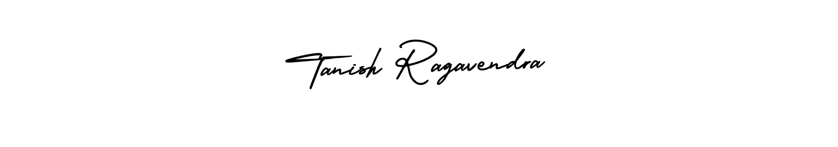 Design your own signature with our free online signature maker. With this signature software, you can create a handwritten (AmerikaSignatureDemo-Regular) signature for name Tanish Ragavendra. Tanish Ragavendra signature style 3 images and pictures png