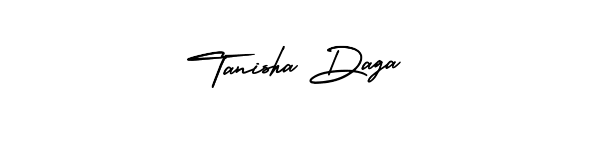 How to Draw Tanisha Daga signature style? AmerikaSignatureDemo-Regular is a latest design signature styles for name Tanisha Daga. Tanisha Daga signature style 3 images and pictures png