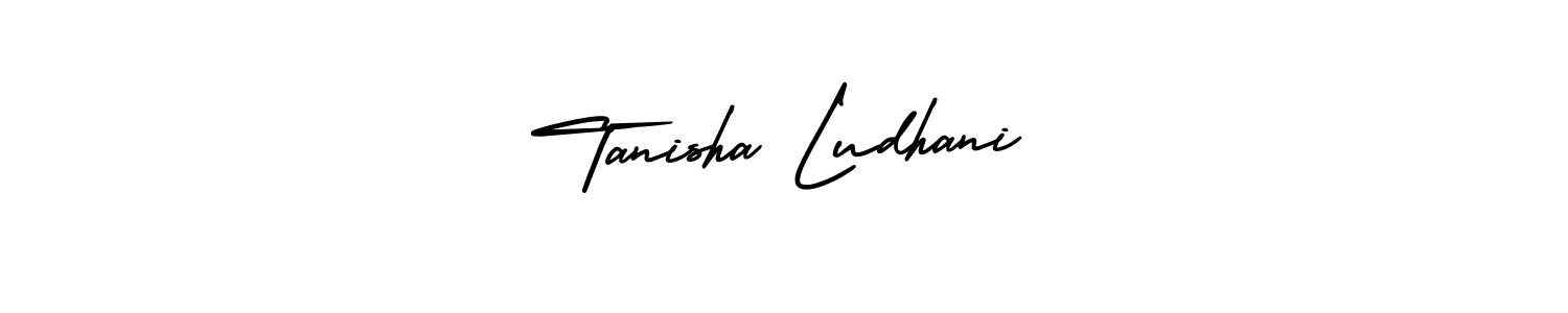 Also we have Tanisha Ludhani name is the best signature style. Create professional handwritten signature collection using AmerikaSignatureDemo-Regular autograph style. Tanisha Ludhani signature style 3 images and pictures png