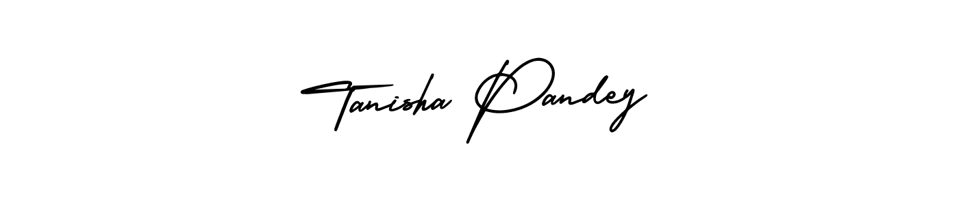 Also You can easily find your signature by using the search form. We will create Tanisha Pandey name handwritten signature images for you free of cost using AmerikaSignatureDemo-Regular sign style. Tanisha Pandey signature style 3 images and pictures png