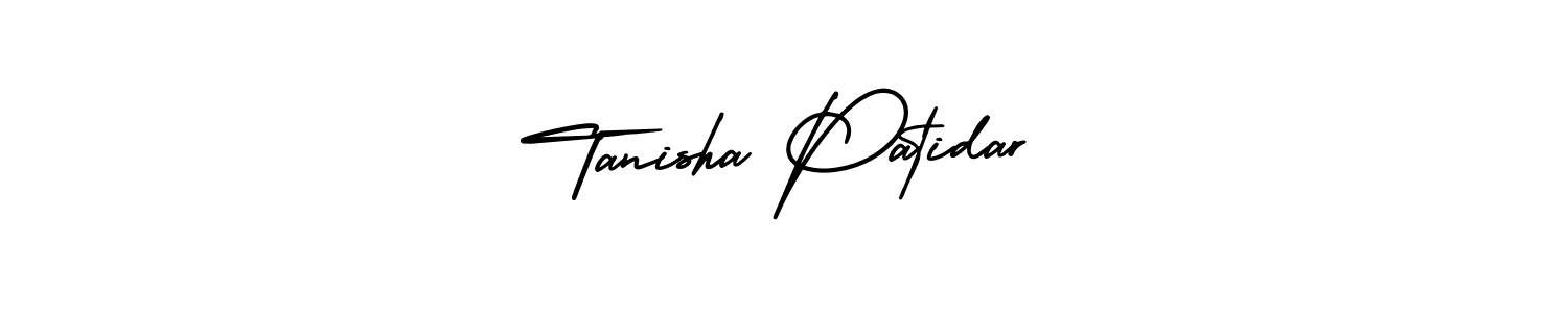 It looks lik you need a new signature style for name Tanisha Patidar. Design unique handwritten (AmerikaSignatureDemo-Regular) signature with our free signature maker in just a few clicks. Tanisha Patidar signature style 3 images and pictures png