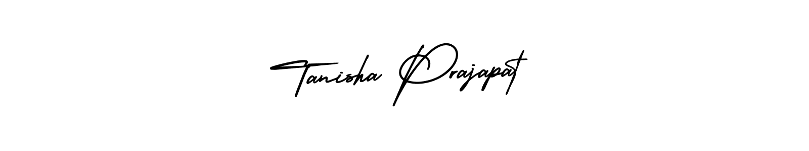 Make a beautiful signature design for name Tanisha Prajapat. With this signature (AmerikaSignatureDemo-Regular) style, you can create a handwritten signature for free. Tanisha Prajapat signature style 3 images and pictures png