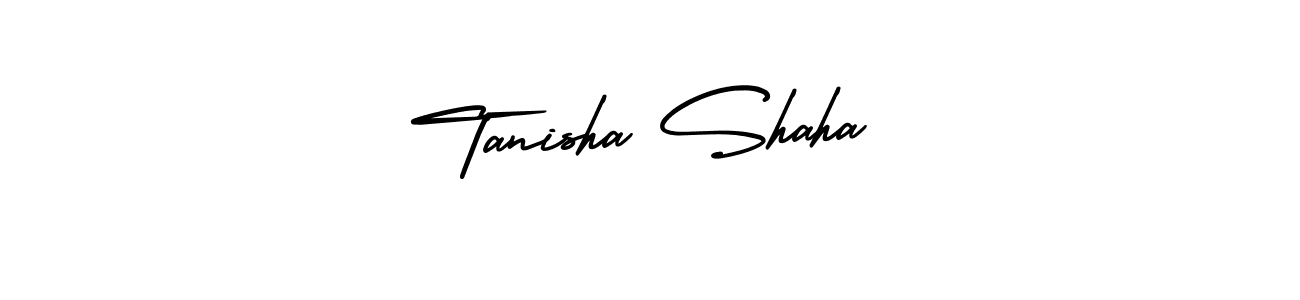 if you are searching for the best signature style for your name Tanisha Shaha. so please give up your signature search. here we have designed multiple signature styles  using AmerikaSignatureDemo-Regular. Tanisha Shaha signature style 3 images and pictures png