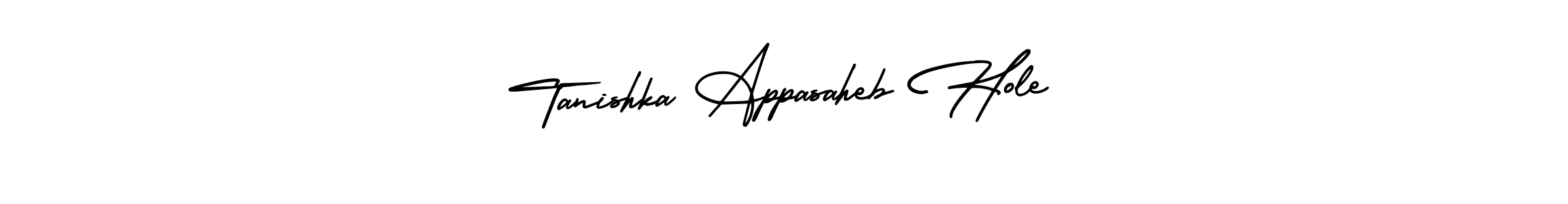 How to make Tanishka Appasaheb Hole signature? AmerikaSignatureDemo-Regular is a professional autograph style. Create handwritten signature for Tanishka Appasaheb Hole name. Tanishka Appasaheb Hole signature style 3 images and pictures png