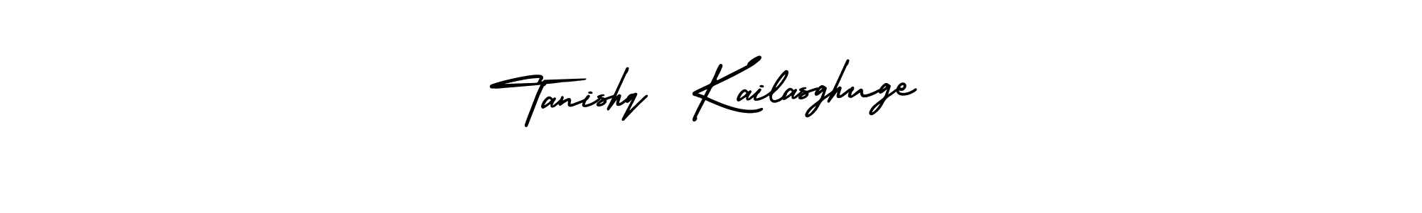 if you are searching for the best signature style for your name Tanishq  Kailasghuge. so please give up your signature search. here we have designed multiple signature styles  using AmerikaSignatureDemo-Regular. Tanishq  Kailasghuge signature style 3 images and pictures png