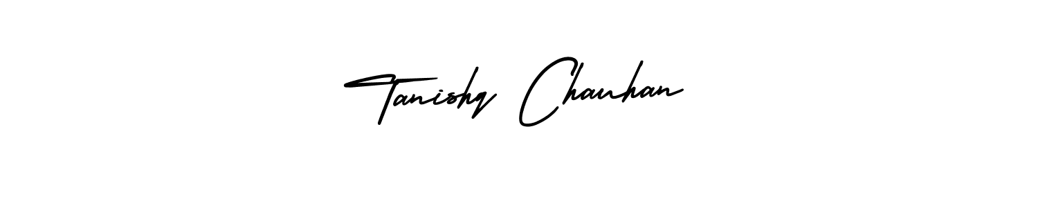 Use a signature maker to create a handwritten signature online. With this signature software, you can design (AmerikaSignatureDemo-Regular) your own signature for name Tanishq Chauhan. Tanishq Chauhan signature style 3 images and pictures png
