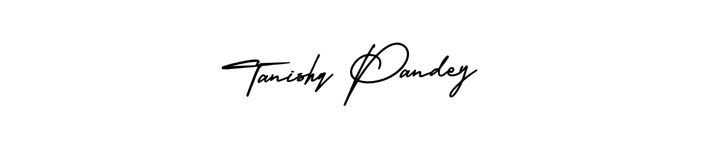 Make a short Tanishq Pandey signature style. Manage your documents anywhere anytime using AmerikaSignatureDemo-Regular. Create and add eSignatures, submit forms, share and send files easily. Tanishq Pandey signature style 3 images and pictures png