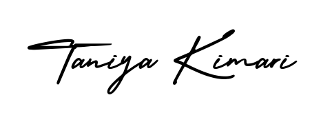 Express your personality with a custom Taniya Kimari signature crafted with AmerikaSignatureDemo-Regular typography. Free transparent PNG download available. Taniya Kimari signature style 3 images and pictures png