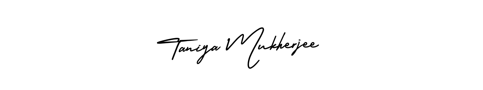 Check out images of Autograph of Taniya Mukherjee name. Actor Taniya Mukherjee Signature Style. AmerikaSignatureDemo-Regular is a professional sign style online. Taniya Mukherjee signature style 3 images and pictures png