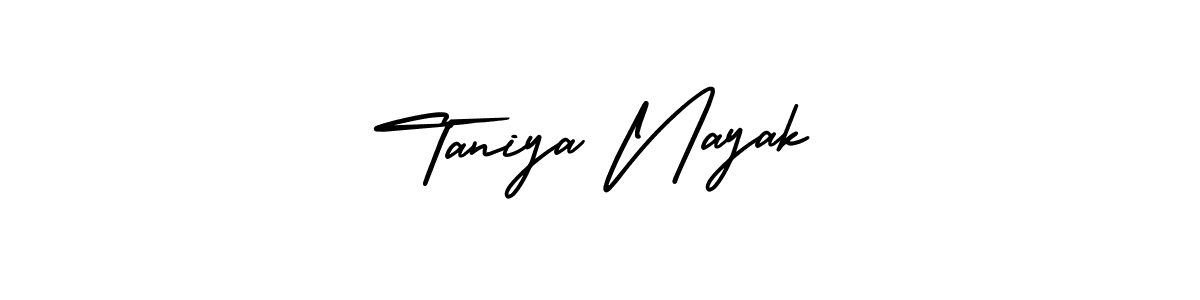 Create a beautiful signature design for name Taniya Nayak. With this signature (AmerikaSignatureDemo-Regular) fonts, you can make a handwritten signature for free. Taniya Nayak signature style 3 images and pictures png