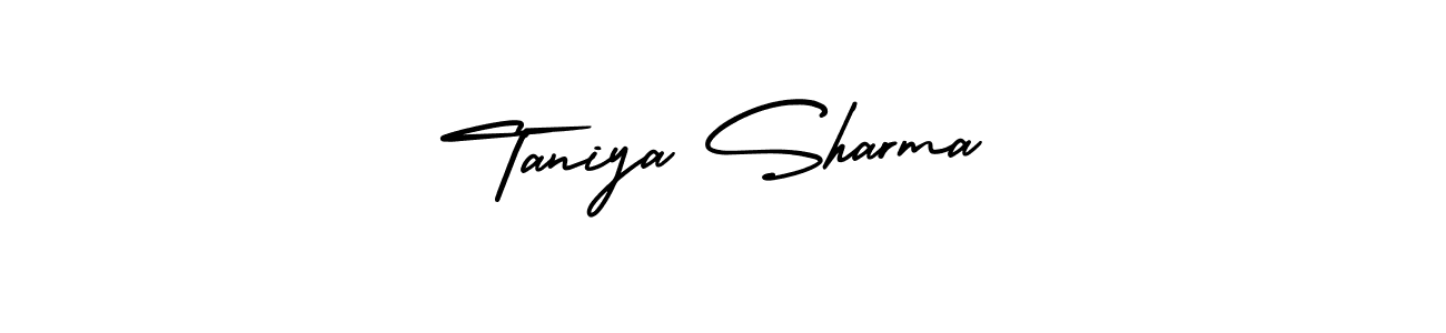 Best and Professional Signature Style for Taniya Sharma. AmerikaSignatureDemo-Regular Best Signature Style Collection. Taniya Sharma signature style 3 images and pictures png