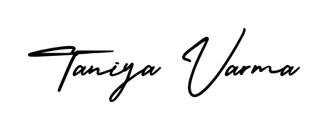 Turn your name Taniya Varma into a signature brand with AmerikaSignatureDemo-Regular styling. Download in standard PNG or transparent format anytime. Taniya Varma signature style 3 images and pictures png