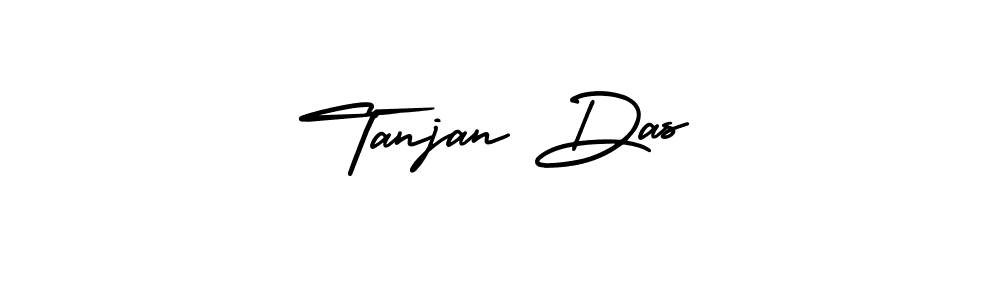 Tanjan Das stylish signature style. Best Handwritten Sign (AmerikaSignatureDemo-Regular) for my name. Handwritten Signature Collection Ideas for my name Tanjan Das. Tanjan Das signature style 3 images and pictures png