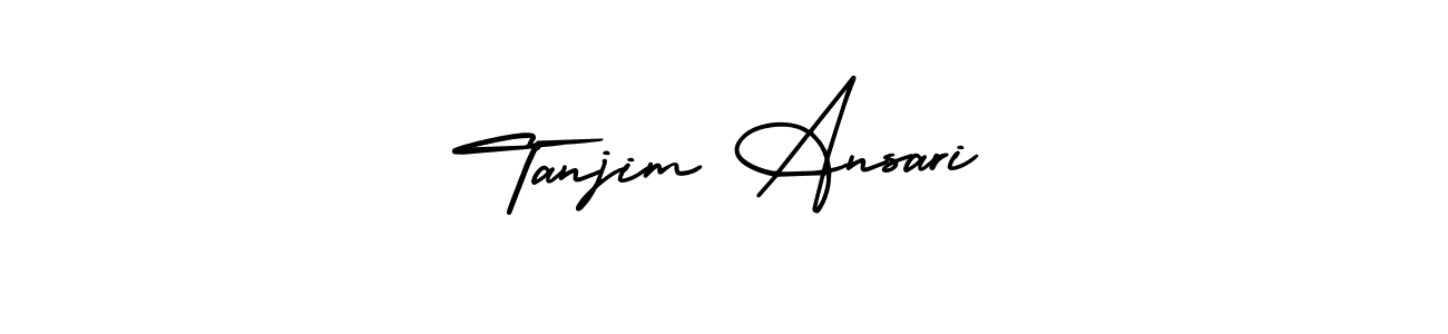 Make a beautiful signature design for name Tanjim Ansari. With this signature (AmerikaSignatureDemo-Regular) style, you can create a handwritten signature for free. Tanjim Ansari signature style 3 images and pictures png
