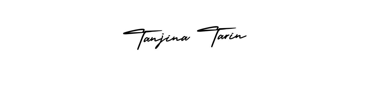 How to Draw Tanjina Tarin signature style? AmerikaSignatureDemo-Regular is a latest design signature styles for name Tanjina Tarin. Tanjina Tarin signature style 3 images and pictures png