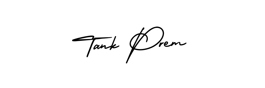 This is the best signature style for the Tank Prem name. Also you like these signature font (AmerikaSignatureDemo-Regular). Mix name signature. Tank Prem signature style 3 images and pictures png