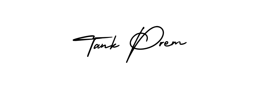 Tank Prem stylish signature style. Best Handwritten Sign (AmerikaSignatureDemo-Regular) for my name. Handwritten Signature Collection Ideas for my name Tank Prem. Tank Prem signature style 3 images and pictures png