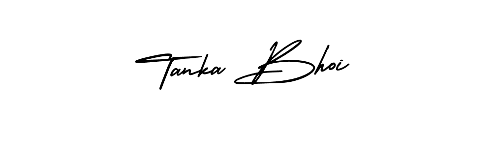 Make a beautiful signature design for name Tanka Bhoi. With this signature (AmerikaSignatureDemo-Regular) style, you can create a handwritten signature for free. Tanka Bhoi signature style 3 images and pictures png