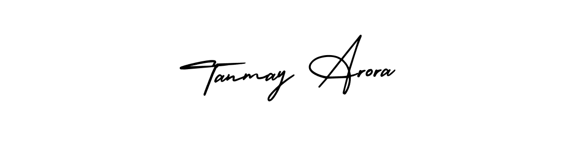 It looks lik you need a new signature style for name Tanmay Arora. Design unique handwritten (AmerikaSignatureDemo-Regular) signature with our free signature maker in just a few clicks. Tanmay Arora signature style 3 images and pictures png
