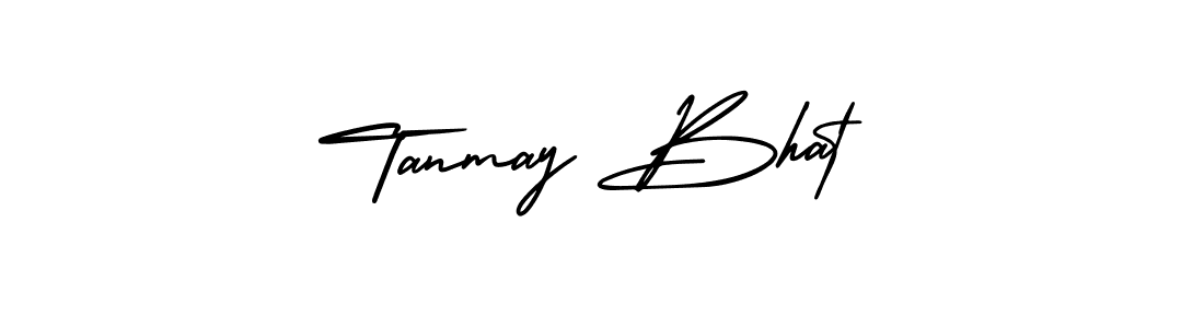 How to make Tanmay Bhat name signature. Use AmerikaSignatureDemo-Regular style for creating short signs online. This is the latest handwritten sign. Tanmay Bhat signature style 3 images and pictures png