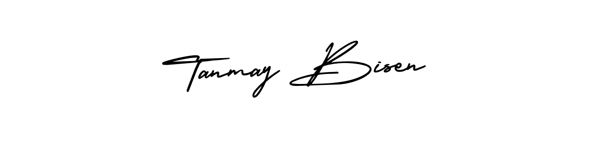 Design your own signature with our free online signature maker. With this signature software, you can create a handwritten (AmerikaSignatureDemo-Regular) signature for name Tanmay Bisen. Tanmay Bisen signature style 3 images and pictures png