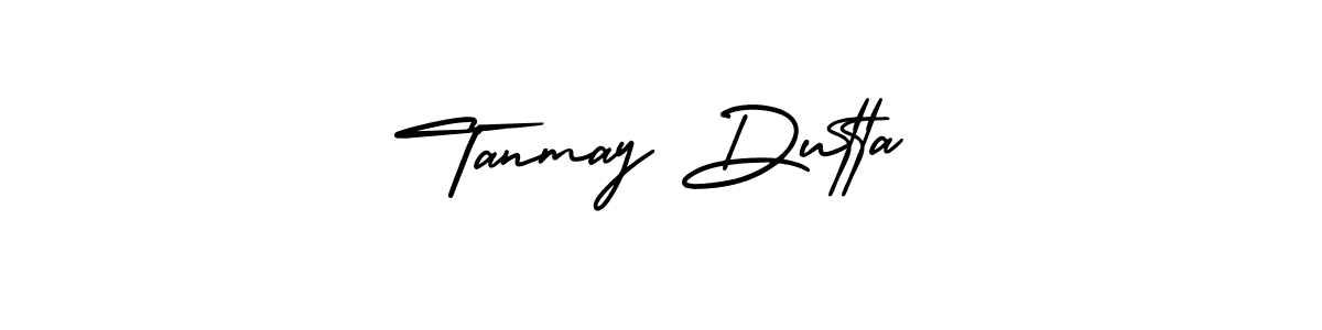 Create a beautiful signature design for name Tanmay Dutta. With this signature (AmerikaSignatureDemo-Regular) fonts, you can make a handwritten signature for free. Tanmay Dutta signature style 3 images and pictures png