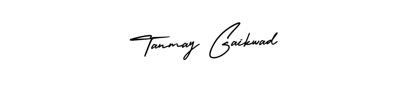 Design your own signature with our free online signature maker. With this signature software, you can create a handwritten (AmerikaSignatureDemo-Regular) signature for name Tanmay Gaikwad. Tanmay Gaikwad signature style 3 images and pictures png