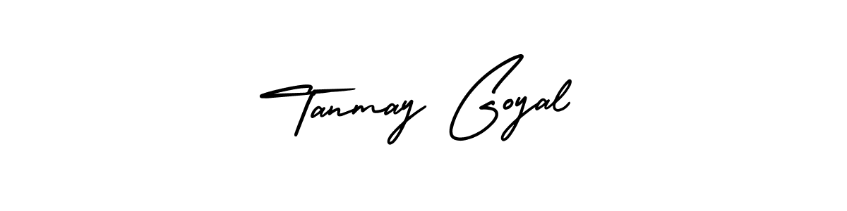 This is the best signature style for the Tanmay Goyal name. Also you like these signature font (AmerikaSignatureDemo-Regular). Mix name signature. Tanmay Goyal signature style 3 images and pictures png