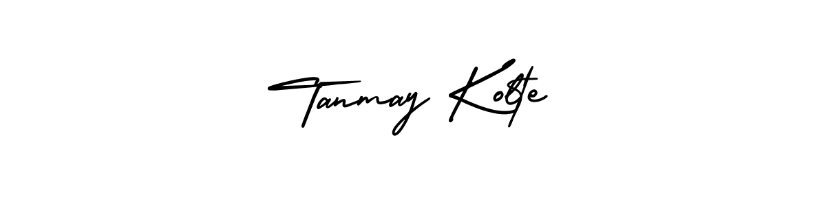Use a signature maker to create a handwritten signature online. With this signature software, you can design (AmerikaSignatureDemo-Regular) your own signature for name Tanmay Kolte. Tanmay Kolte signature style 3 images and pictures png