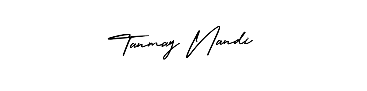 Design your own signature with our free online signature maker. With this signature software, you can create a handwritten (AmerikaSignatureDemo-Regular) signature for name Tanmay Nandi. Tanmay Nandi signature style 3 images and pictures png