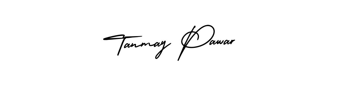 Create a beautiful signature design for name Tanmay Pawar. With this signature (AmerikaSignatureDemo-Regular) fonts, you can make a handwritten signature for free. Tanmay Pawar signature style 3 images and pictures png