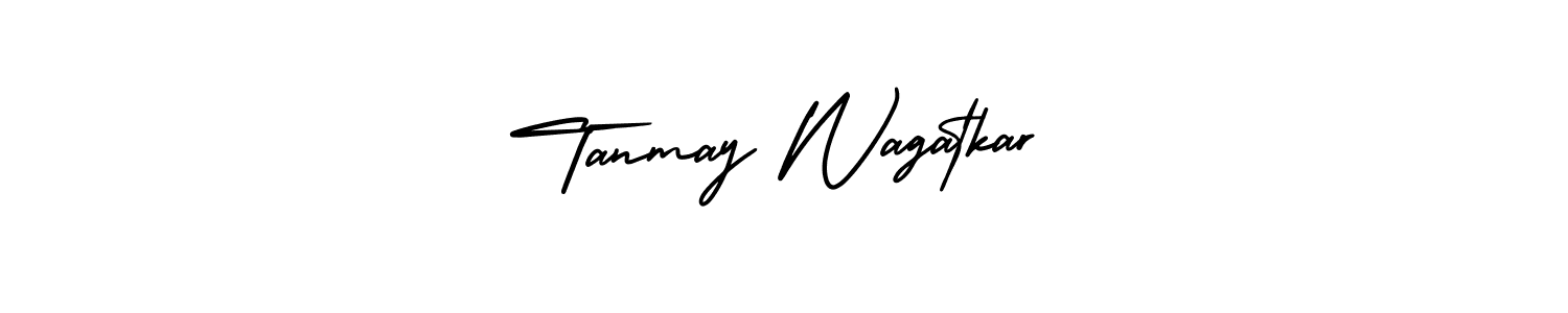 The best way (AmerikaSignatureDemo-Regular) to make a short signature is to pick only two or three words in your name. The name Tanmay Wagatkar include a total of six letters. For converting this name. Tanmay Wagatkar signature style 3 images and pictures png