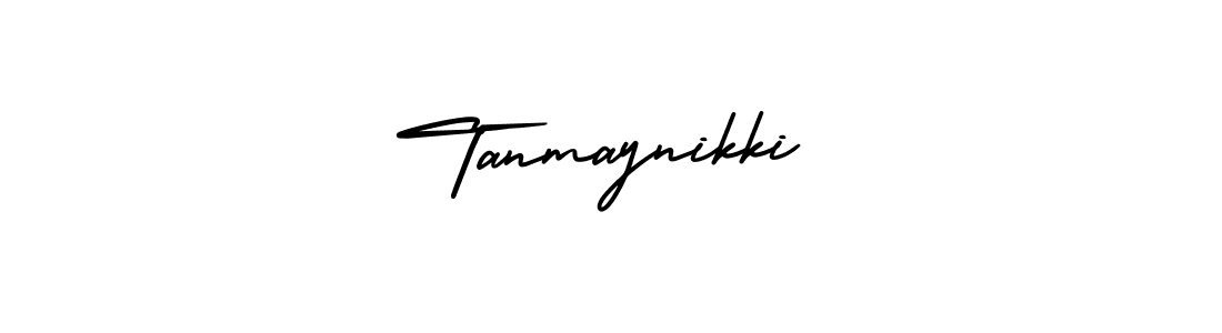 Design your own signature with our free online signature maker. With this signature software, you can create a handwritten (AmerikaSignatureDemo-Regular) signature for name Tanmaynikki. Tanmaynikki signature style 3 images and pictures png