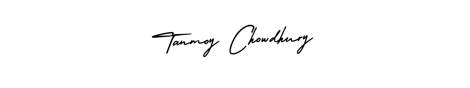 You should practise on your own different ways (AmerikaSignatureDemo-Regular) to write your name (Tanmoy Chowdhury) in signature. don't let someone else do it for you. Tanmoy Chowdhury signature style 3 images and pictures png