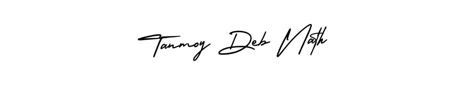 Create a beautiful signature design for name Tanmoy Deb Nath. With this signature (AmerikaSignatureDemo-Regular) fonts, you can make a handwritten signature for free. Tanmoy Deb Nath signature style 3 images and pictures png