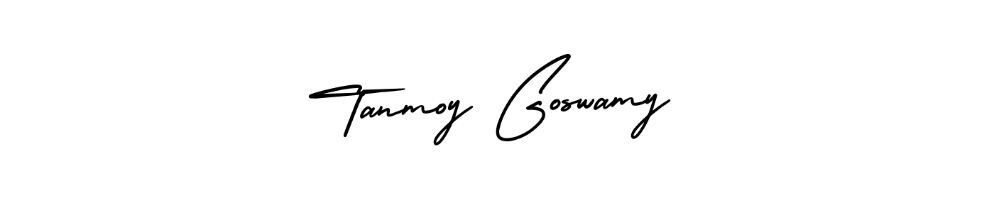 Make a beautiful signature design for name Tanmoy Goswamy. Use this online signature maker to create a handwritten signature for free. Tanmoy Goswamy signature style 3 images and pictures png