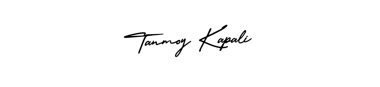 This is the best signature style for the Tanmoy Kapali name. Also you like these signature font (AmerikaSignatureDemo-Regular). Mix name signature. Tanmoy Kapali signature style 3 images and pictures png
