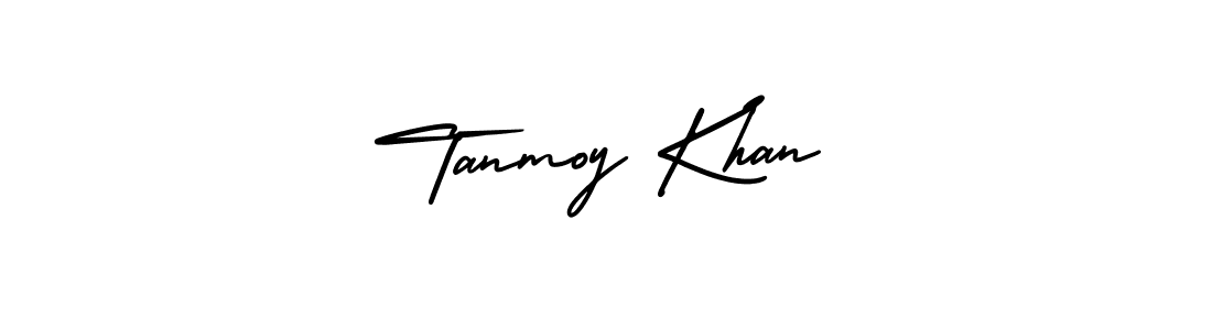 Tanmoy Khan stylish signature style. Best Handwritten Sign (AmerikaSignatureDemo-Regular) for my name. Handwritten Signature Collection Ideas for my name Tanmoy Khan. Tanmoy Khan signature style 3 images and pictures png