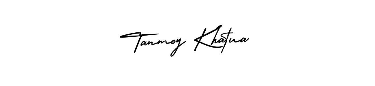 It looks lik you need a new signature style for name Tanmoy Khatua. Design unique handwritten (AmerikaSignatureDemo-Regular) signature with our free signature maker in just a few clicks. Tanmoy Khatua signature style 3 images and pictures png