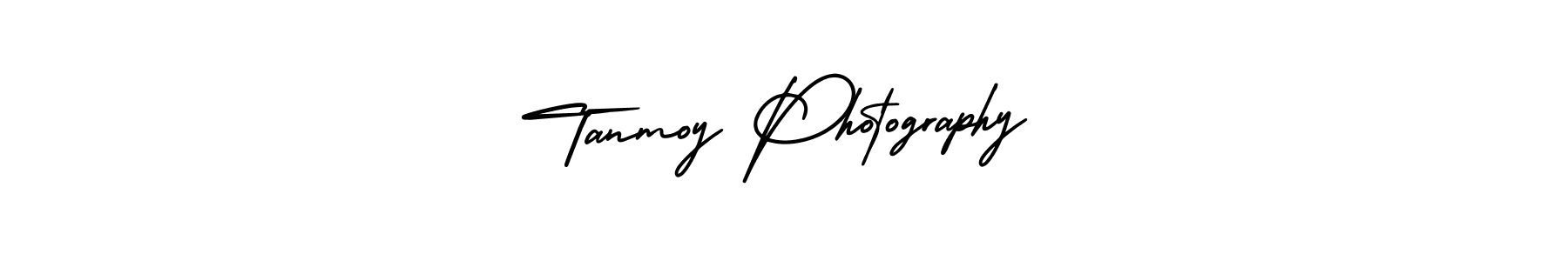 How to make Tanmoy Photography name signature. Use AmerikaSignatureDemo-Regular style for creating short signs online. This is the latest handwritten sign. Tanmoy Photography signature style 3 images and pictures png