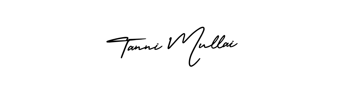 Make a beautiful signature design for name Tanni Mullai. With this signature (AmerikaSignatureDemo-Regular) style, you can create a handwritten signature for free. Tanni Mullai signature style 3 images and pictures png