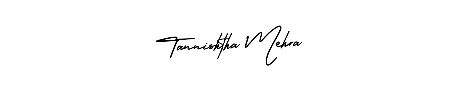 It looks lik you need a new signature style for name Tannishtha Mehra. Design unique handwritten (AmerikaSignatureDemo-Regular) signature with our free signature maker in just a few clicks. Tannishtha Mehra signature style 3 images and pictures png