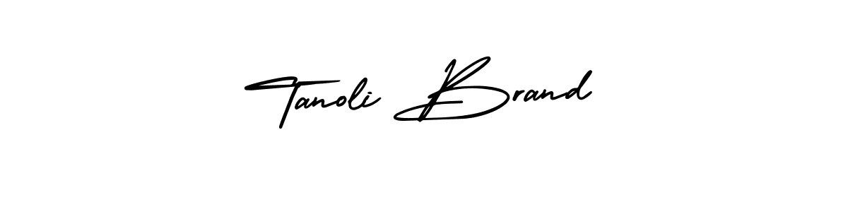 How to Draw Tanoli Brand signature style? AmerikaSignatureDemo-Regular is a latest design signature styles for name Tanoli Brand. Tanoli Brand signature style 3 images and pictures png