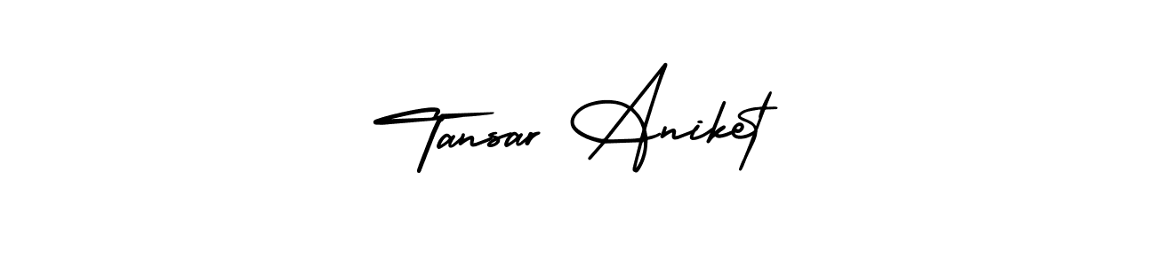 You can use this online signature creator to create a handwritten signature for the name Tansar Aniket. This is the best online autograph maker. Tansar Aniket signature style 3 images and pictures png